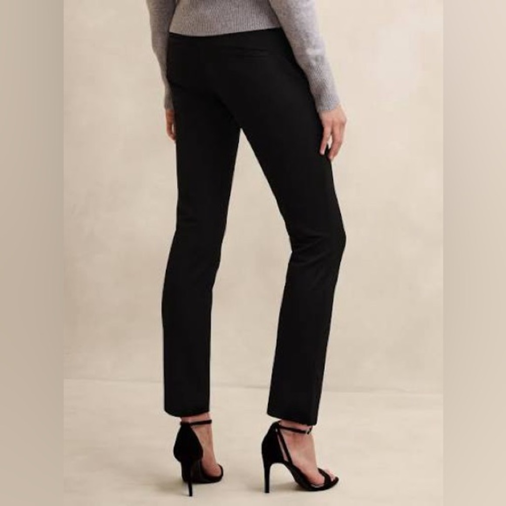 Banana Republic Black Pants with Red Accents - Picture 3 of 9